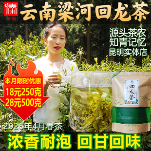 云南梁河回龙茶叶绿茶2025新茶德宏滇绿袋装浓香回甘炒青绿茶