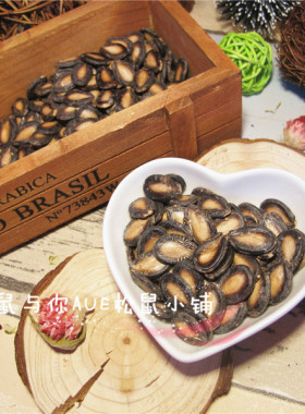 生料特级大黑瓜子西瓜子小宠物坚果类等松飞鼠花枝主粮零食物100g