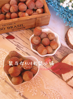 【鼠与你】松鼠主粮美国大榛子 不开口大榛子 松鼠磨牙零食 一斤