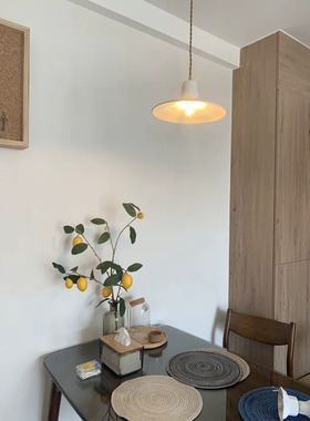 mooore日式简约北欧陶瓷创意简约民宿现代单头餐厅吧台复古吊灯