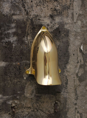 中古仓美式复古工业风黄铜室外户外墙灯门头门牌庭院小壁灯射灯