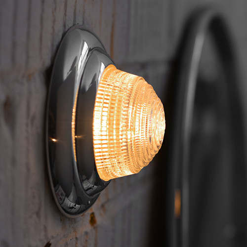 中古仓玻璃工业风壁灯