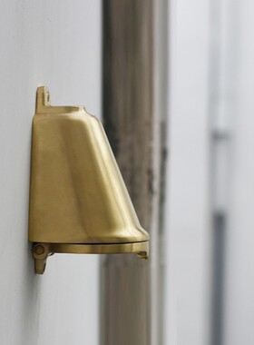 美式复古工业风黄铜室外户外墙灯中古仓门头门牌庭院小壁灯射灯