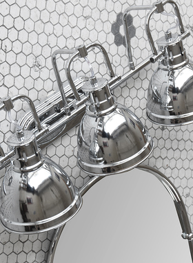 壁灯墙灯设计感复古装饰工业风镜前灯卫生间装饰画创意多头浴室灯