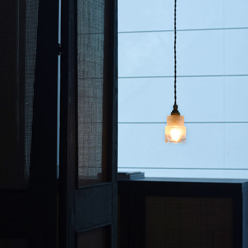中古仓mooore床头吊灯卧室餐厅复古日式单头玻璃简约吧台侘寂过道
