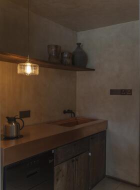 mooore日式简约复古黄铜玻璃吊灯 创意个性餐厅吧台玄关阳台吊灯