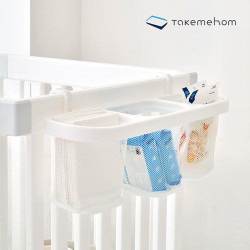 takemehom 韩国宠物围栏挂篮狗笼子储物置物架家用狗狗储物收纳蓝