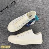 子厚底板鞋 鞋 男女2026秋冬新款 休闲鞋 有亿 纯白色1970s低帮帆布鞋