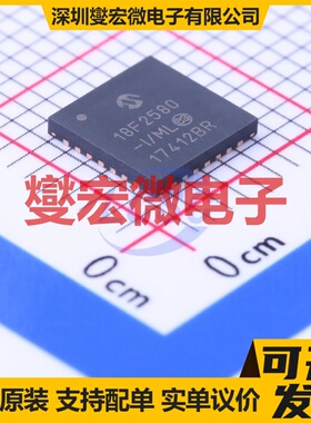 PIC18F2580-I/ML QFN-28-EP(6x6) MCU/MPU/SOC微处理器控制器