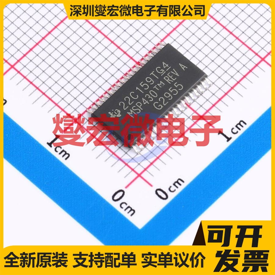 MSP430G2955IDA38R TSSOP-38-6.1mm MCU/MPU/SOC微处理器控制器