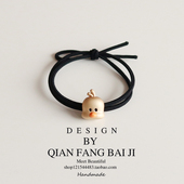 Q萌 小鸡头绳 可爱韩国饰品发饰头饰女发圈马尾皮筋头绳皮套手绳