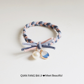 简约好用小皮筋 ins小清新发圈女手工发绳扎发头绳韩国发饰2021新