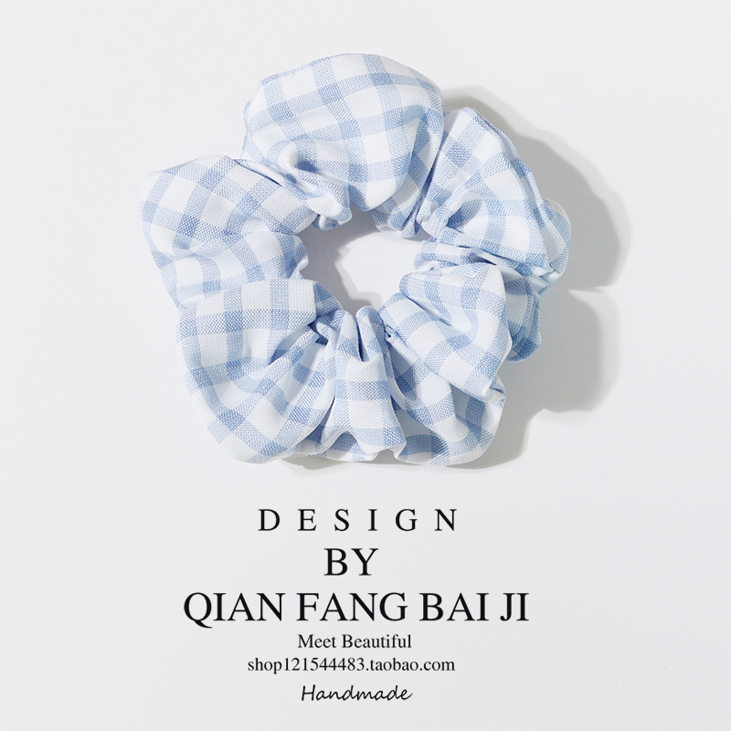 ins格子系大肠发圈bm肥肠网红韩