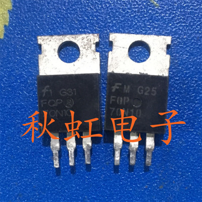 三极管 FQP70N10 原装原字进口拆机大电流MOS场效应管 70A 100V