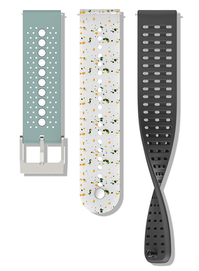 适用SUUNTO RUN表带RACE 2S松拓VERTICAL官方款9peakPro硅胶OCEAN