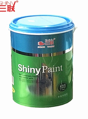三联水性环通用漆木器板材家具翻新黄色地中海蓝 金色银色水性漆