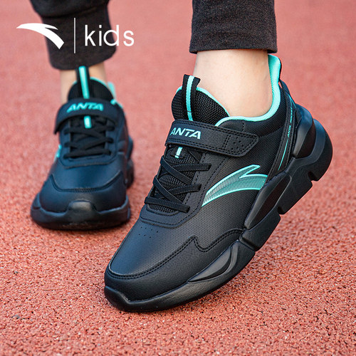 安踏童鞋儿童革面运动鞋