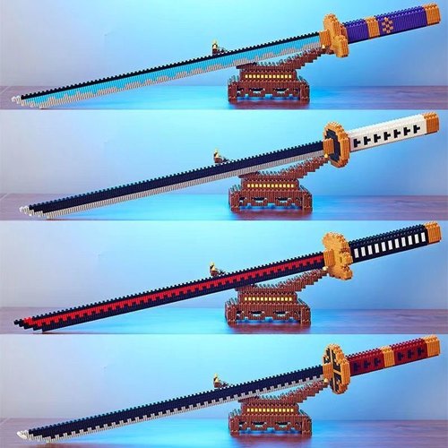 海贼王索隆阎魔刀积木剑刀鞘玩具