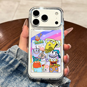 适用苹果17promax手机壳新款 iPhone17pro全包防摔iPhone17感16小