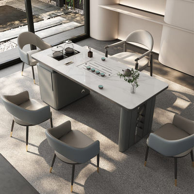 办公室轻奢现代高级感茶桌椅组合