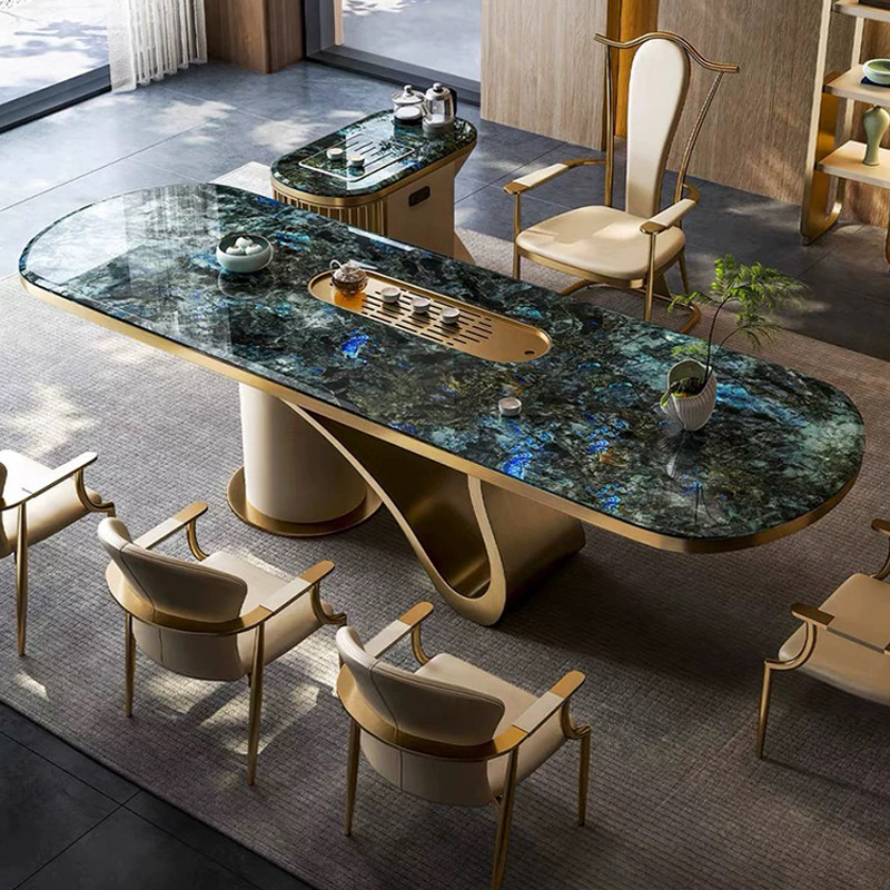奢石岩板茶台轻奢高端商务待客茶桌家用办公室大理石新款大板茶台,住宅家具,家用茶台/茶桌,淘宝优惠券,粉丝福利购,淘宝优惠卷