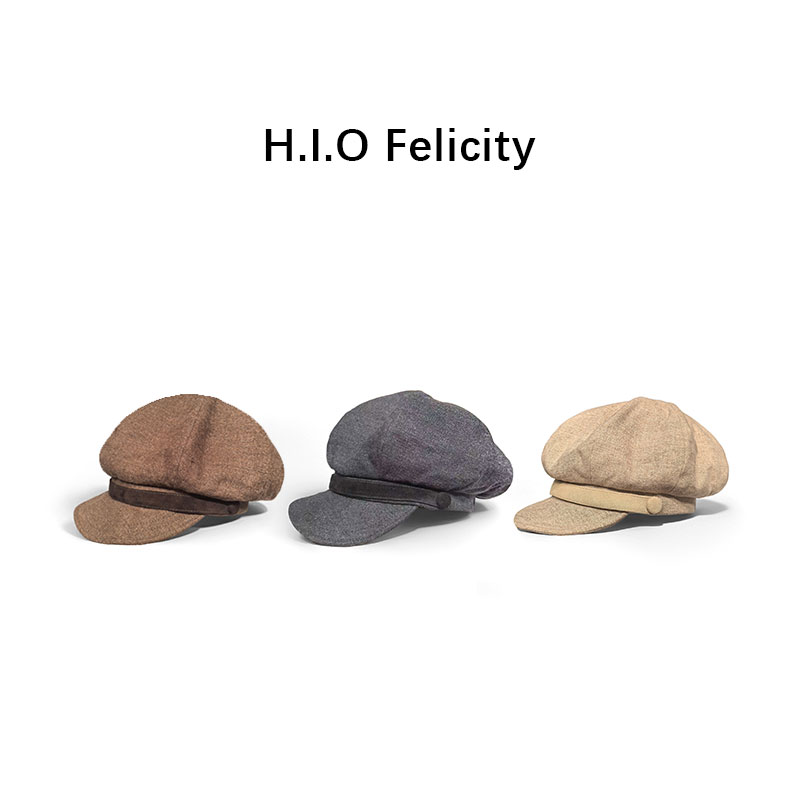 【闹姐MAY】HIO Felicity韩版复古显脸小羊毛呢报童帽BL52170