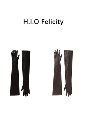 【张琪JIEJI专属】HIO Felicity 加长款羊皮手套加厚保暖ST42299