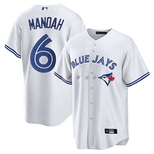 多伦多蓝鸟队 Toronto Blue Jays 6#MANOAH 男子运动透气棒球服
