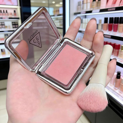 3CE三熹玉小方块单色腮红带刷
