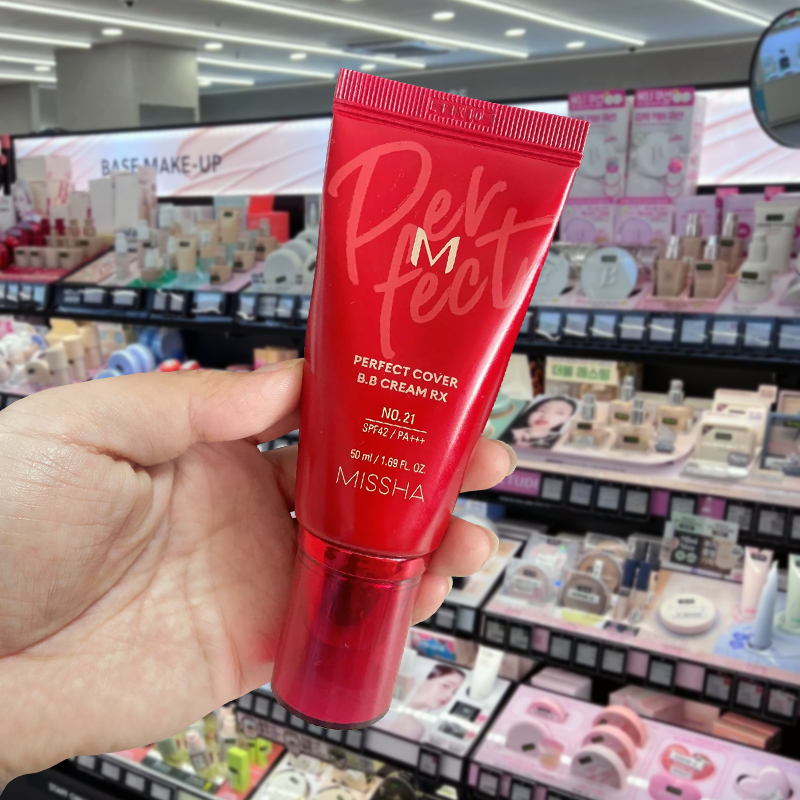 韩国谜尚大红BB霜新款提亮肤色遮瑕保湿不脱妆防晒SPF42官方正品