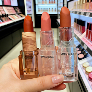 韩国三熹玉3CE透明口红 哑光丝绒唇釉显白玫瑰落日红泥官方正品