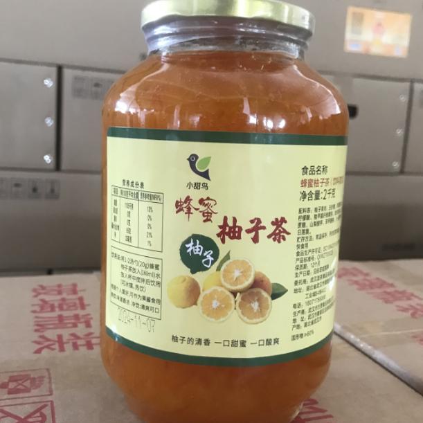 小甜鸟蜂蜜柚子茶1kg 原装水果味酱茶冲饮品 包邮