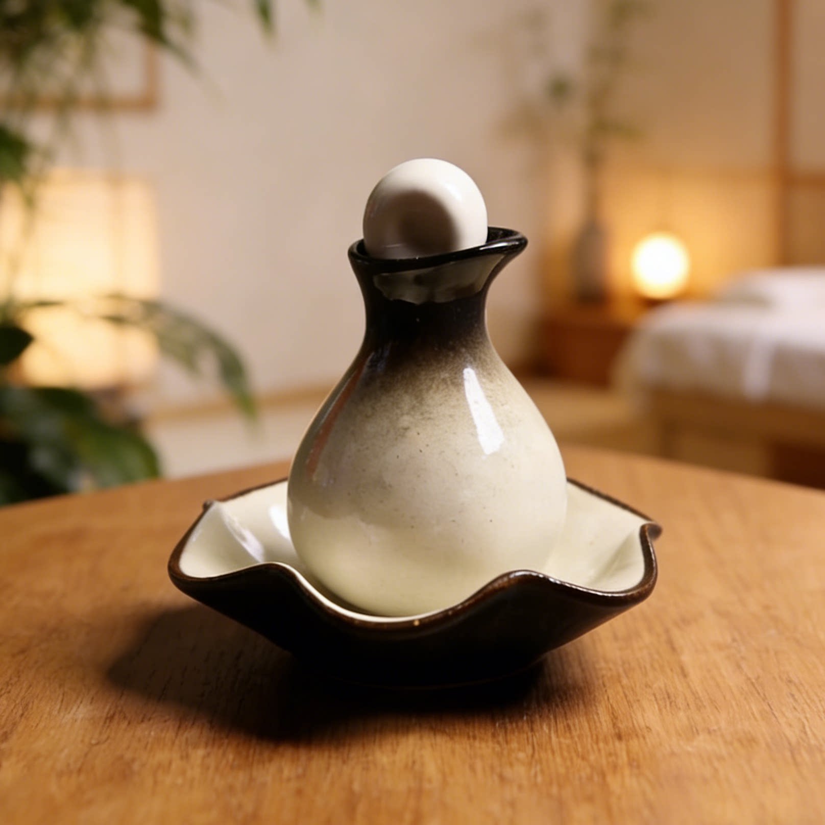 精油壶美容院精油瓶分装瓶闻香瓶陶瓷托盘spa推拿按摩美容院套装