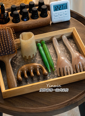 头疗专用工具五齿檀木梳