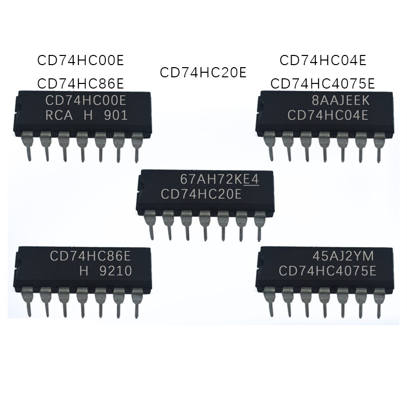 全新原装 cd74hc20e cd74hc86e cd74hc4075e cd74hc04e cd74hc00e