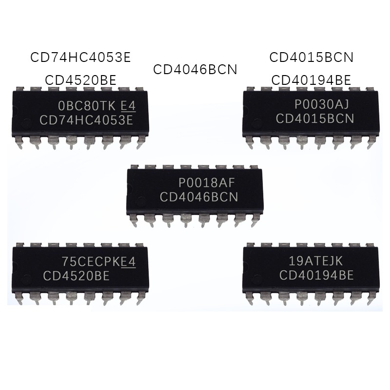 全新原装 cd40194be cd4015bcn cd4046bcn cd74hc4053e cd4520be