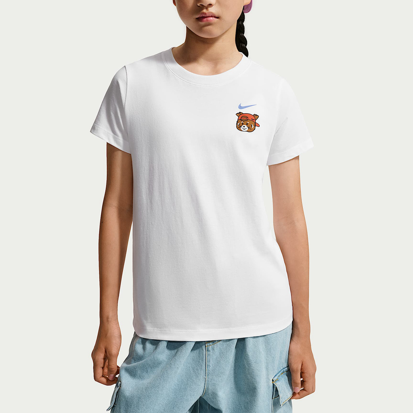 耐克Nike Sportswear大童（女孩）短袖T恤IR7551