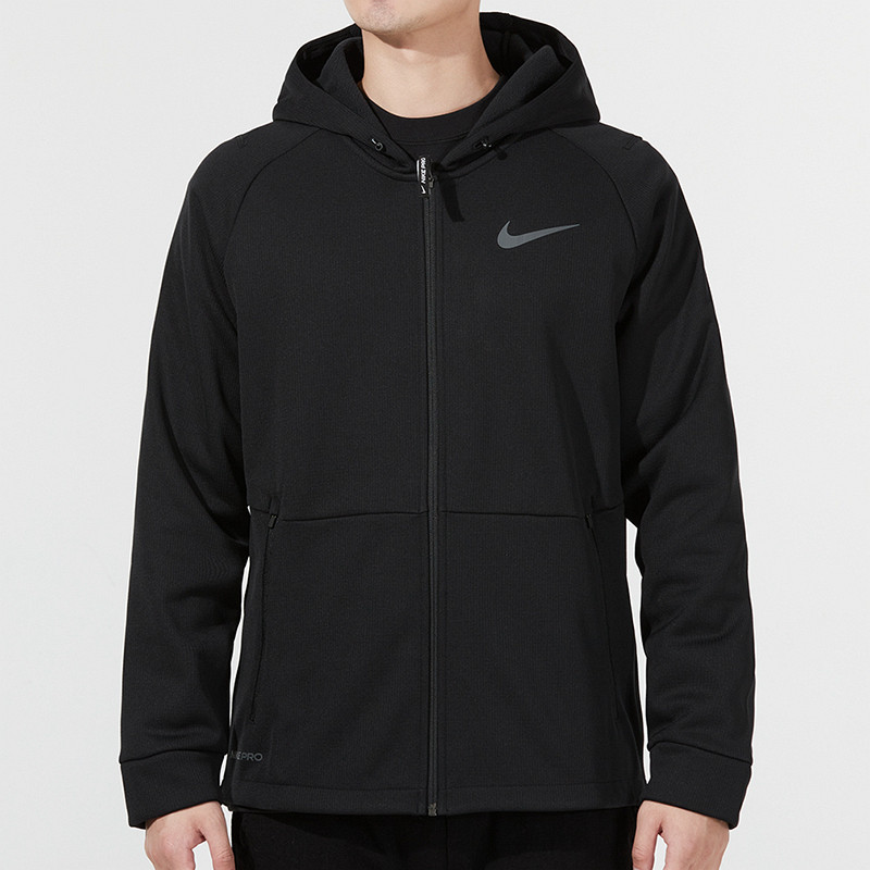 Nike/耐克男装冬季新款抓绒保暖运动休闲健身连帽夹克DD2125