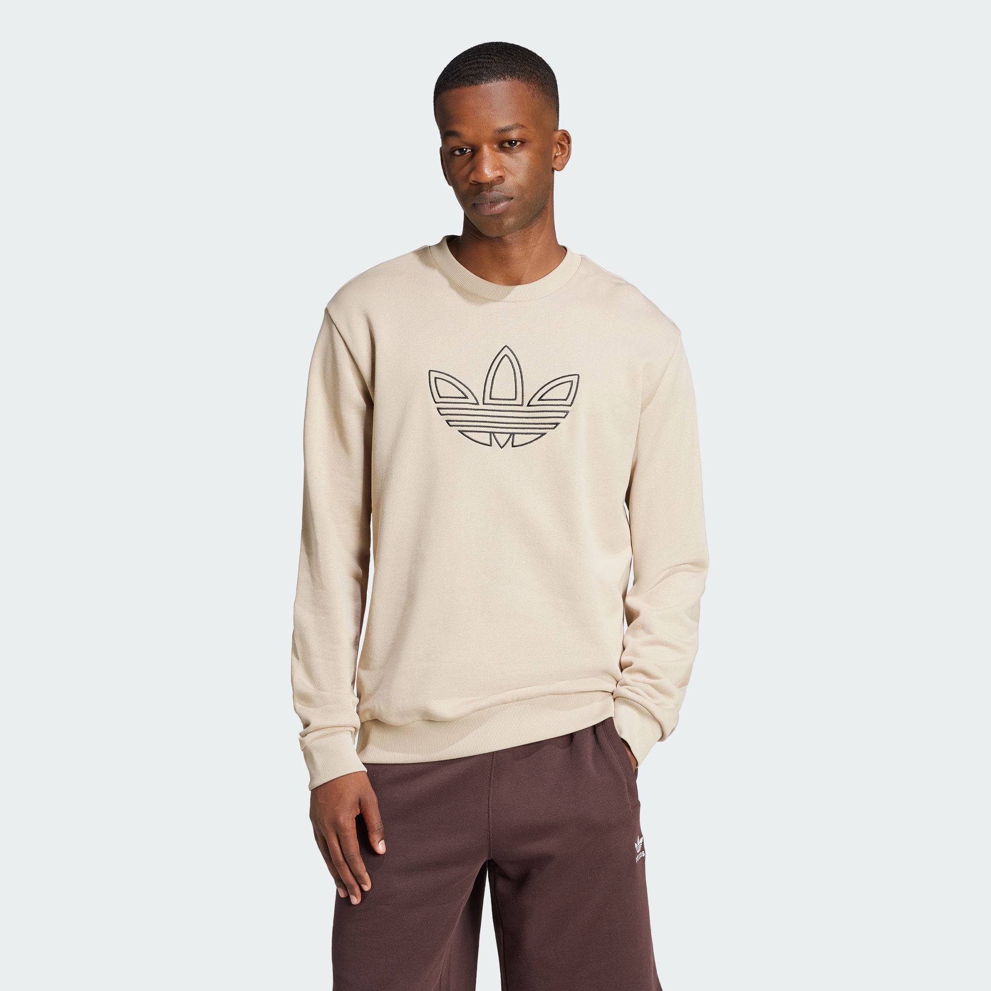 阿迪达斯三叶草男子毛圈布运动圆领卫衣套头衫,运动服/休闲服装,运动卫衣/套头衫,淘宝优惠券,粉丝福利购,淘宝优惠卷