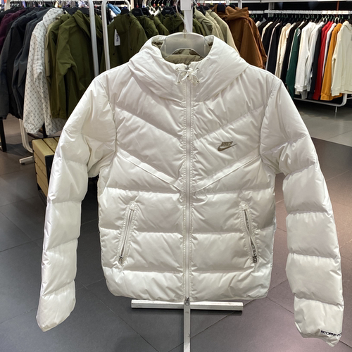 Nike耐克男装冬季新款运动休闲连帽拉链羽绒服外套 FZ1103