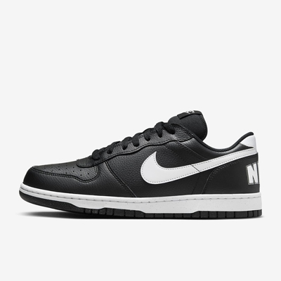 耐克NIKE BIG LOW男子春季抓地耐穿部分皮面低帮运动鞋板鞋