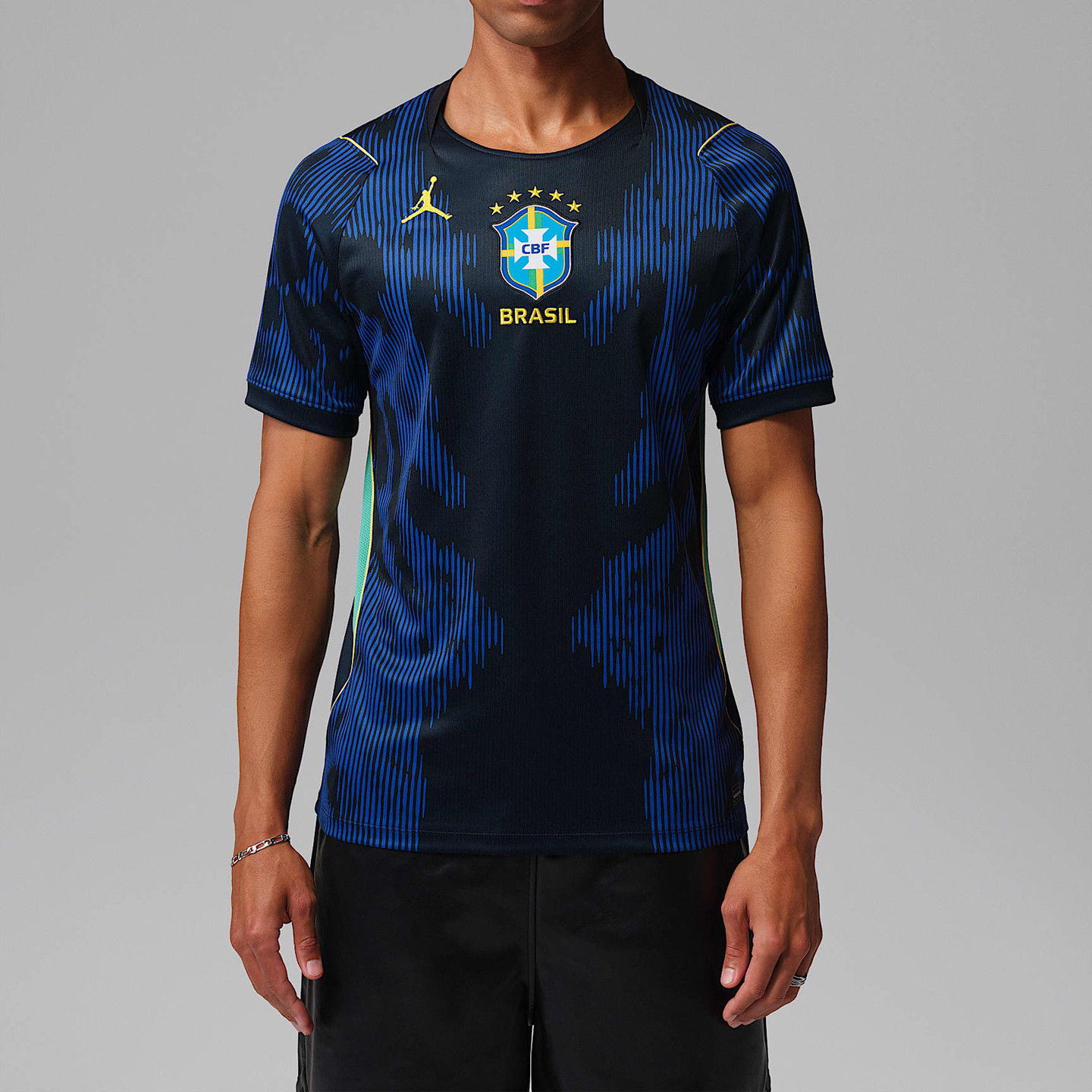 Nike/耐克巴西队客场球迷版Jordan Dri-FIT男速干足球球衣IU1072