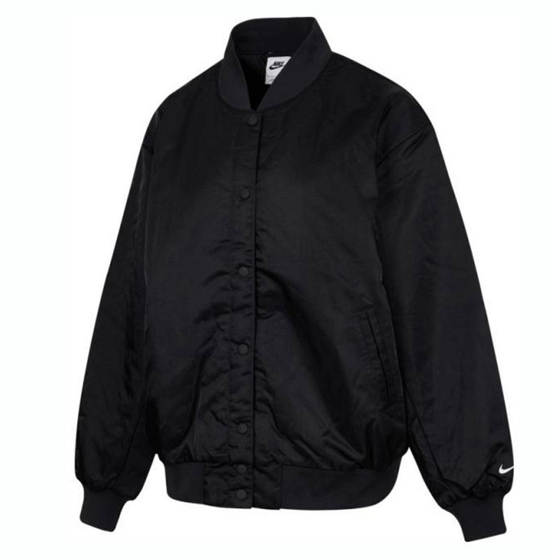 NIKE/耐克女子立领棒球服梭织宽松运动休闲短款夹克外套HJ0972