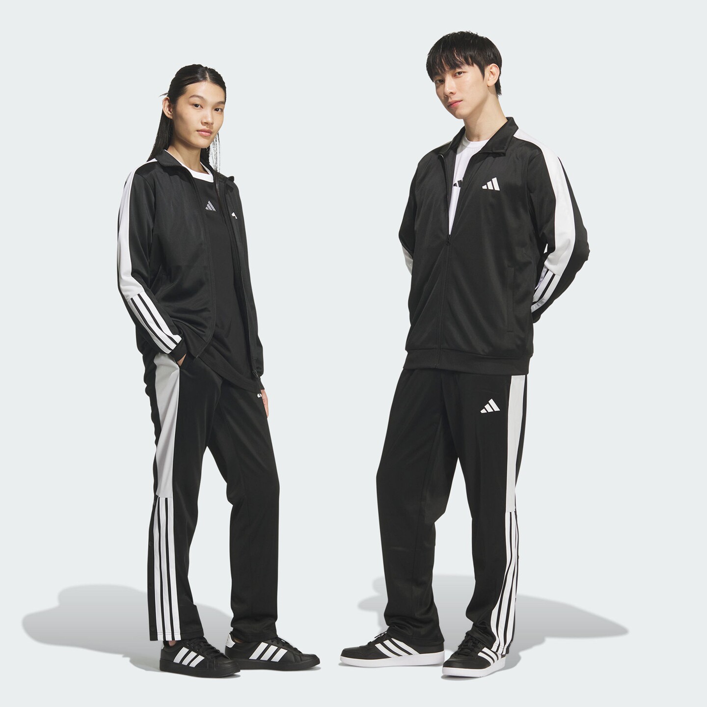 阿迪达斯轻运动中性运动休闲长袖套装