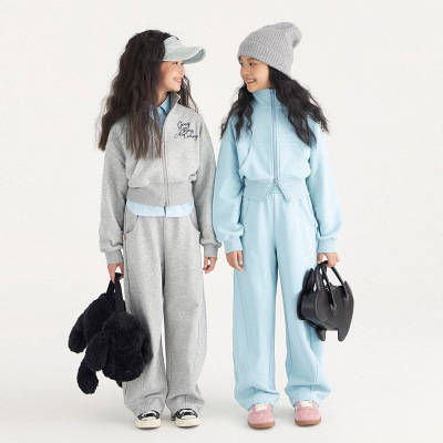 大牌折扣女童套装秋装时尚女孩秋