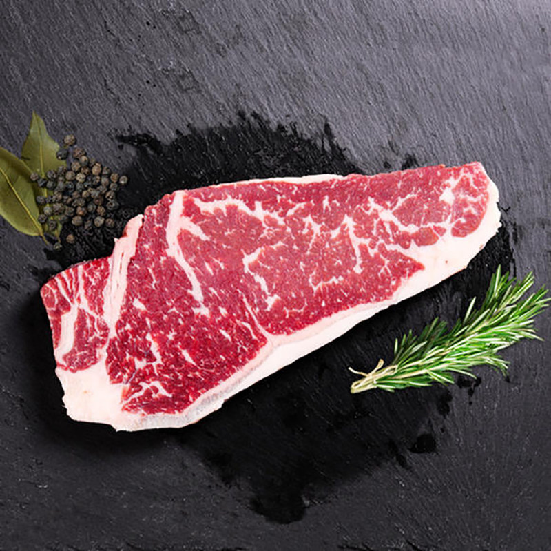 牛大厨 m5和牛雪花原切西冷牛排720g(4片装)雪花牛排 谷饲400