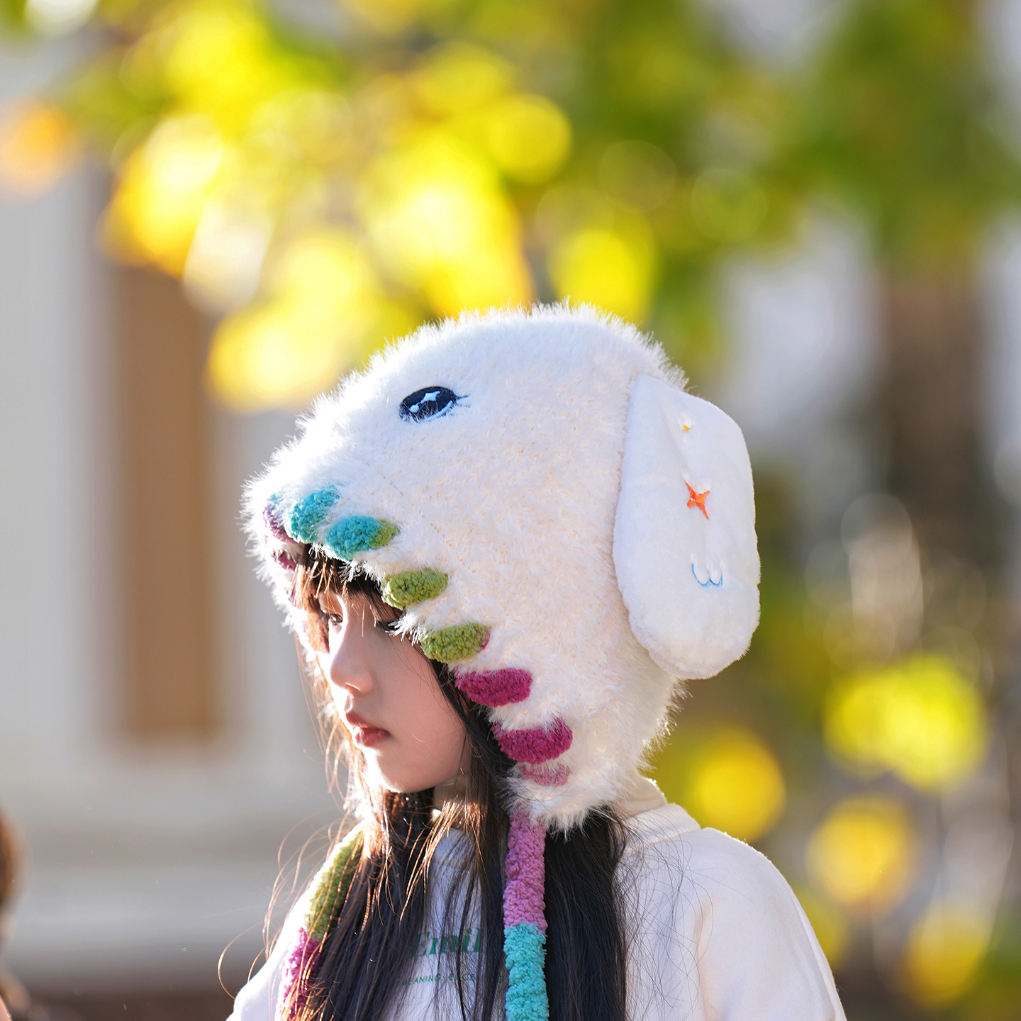 儿童帽子2025冬季新款可爱大耳朵