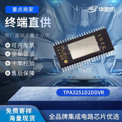 TPA3251D2DDVR 封装HTSSOP44 音频放大器芯片全新原装库存现货