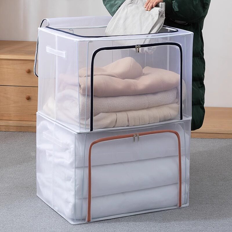 折叠被子衣物神器家用宿舍装衣服收纳箱衣柜羽绒服网纱百纳箱