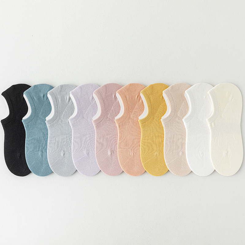 袜子女船袜夏季浅口防滑不掉跟纯棉春秋薄款白色隐形短袜透气夏天,女士内衣/男士内衣/家居服,船袜,淘宝优惠券,粉丝福利购,淘宝优惠卷